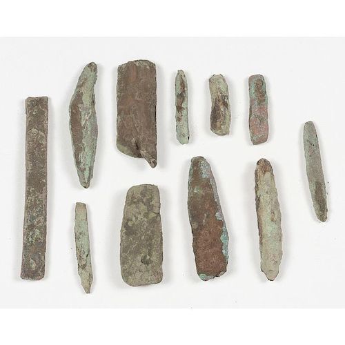 Old Copper Culture Flint Knapping Tools, From the Collection of