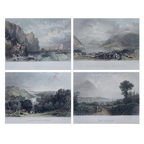 Collection of Four (4) English Prints
