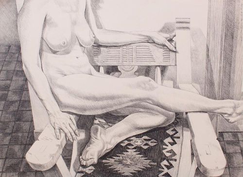 PHILIP PEARLSTEIN (b. 1924): NUDE IN NEW YORK