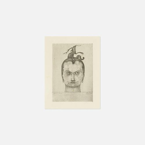 Paul Klee, Menacing Head from the Inventions series