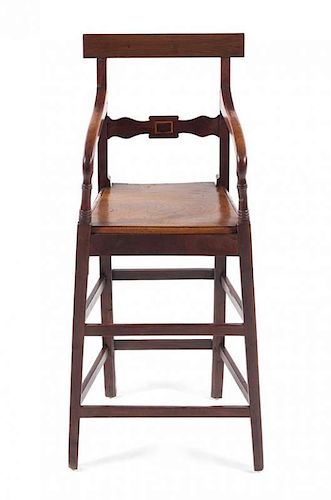 An English Child's High Chair Height 35 inches.