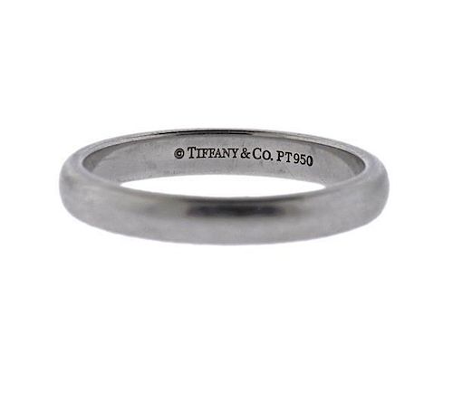 Tiffany &amp; Co Platinum 2.9mm Wedding Band Ring