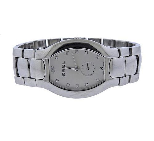 Ebel Beluga Diamond Stainless Steel Watch