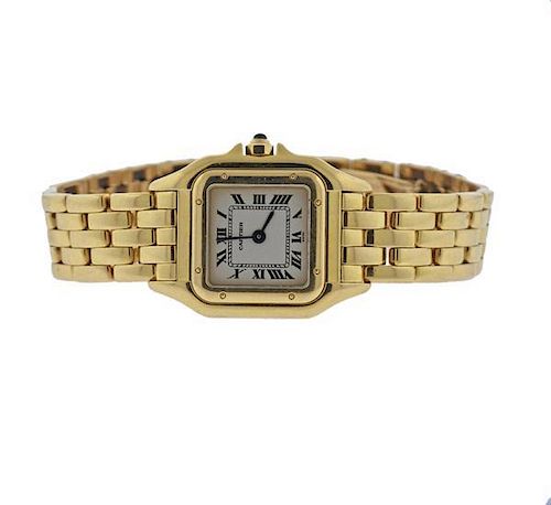 Cartier Panthere 18k Gold Lady&#39;s Watch