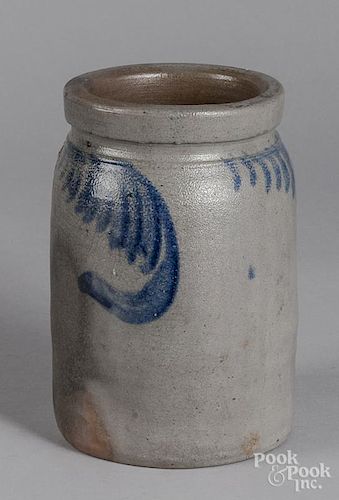 Stoneware crock, 19th c.