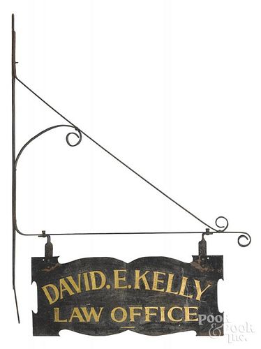 Painted iron trade sign