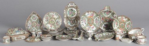 Group of Chinese export famille rose porcelain.
