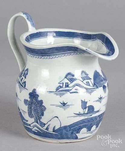Chinese export porcelain Canton pitcher
