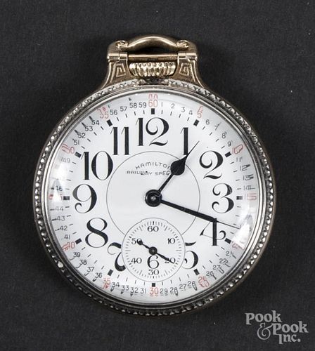 Hamilton Railway Special 992B pocket watch