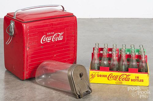 Case of early Coca-Cola bottles