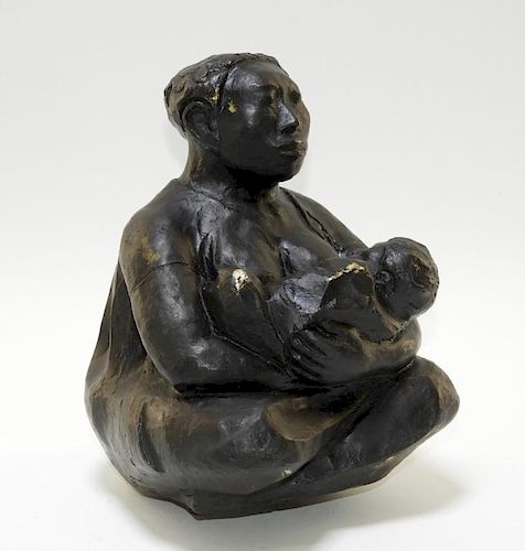 FINE Jose Luis Cuevas Figurative Bronze Sculpture