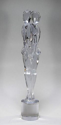 Renato Anatra Vetri Murano Glass Lovers Sculpture