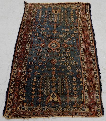 Antique Persian Oriental Wool Carpet Rug