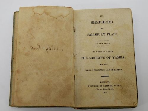 Samuel Avery The Shepard of Salisbury Plain Book