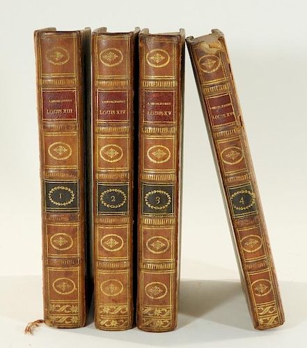 4 Vol. King Louis France French Furniture Books