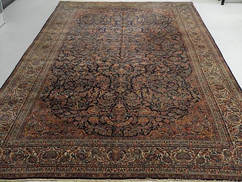 LG Persian Keshan Wool Carpet Rug