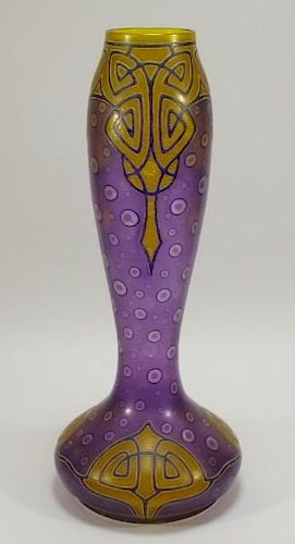 FINE Austrian Vienna Secession Art Glass Vase