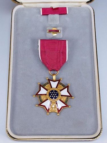 US Legion of Merit Medal to Paul Lavault