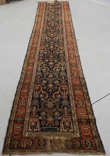 NW Persian Kurdish Wool Carpet Runner