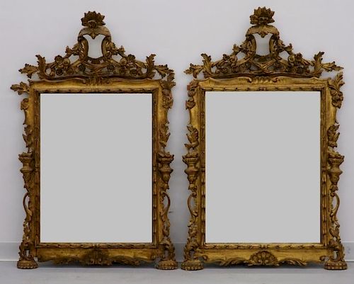 PR Italian Florentine Gilt Chinoiserie Mirror