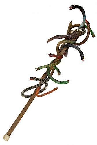 Folk-Art Snake Cane