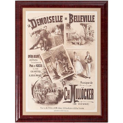 La Demoiselle de Belleville and Les Premières Armes de Louis XV Lithograph Posters