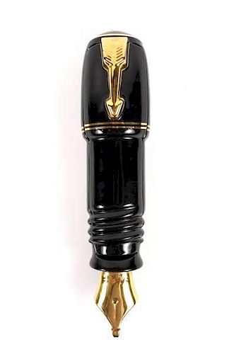 Parker Pen Black & Gold Pen Display Holder