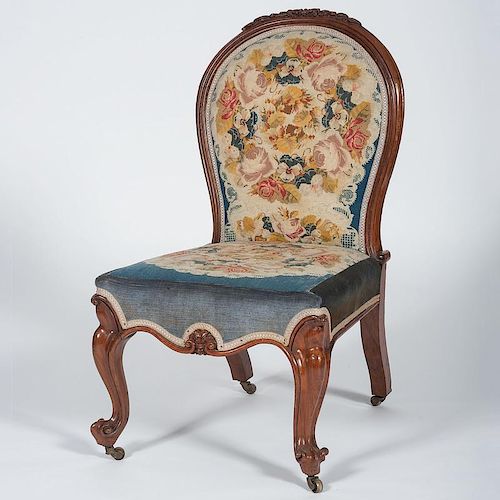Victorian Needlepoint Chair