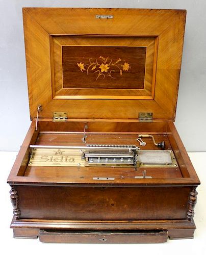 An Antique Stella Model 17" Disc Music Box