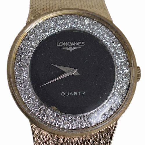 14kt Longines Diamond Watch