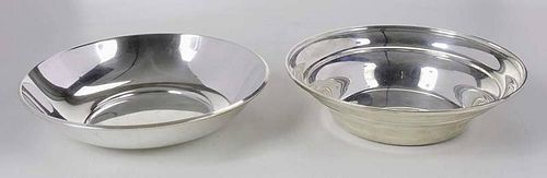 Two Round Sterling Bowls