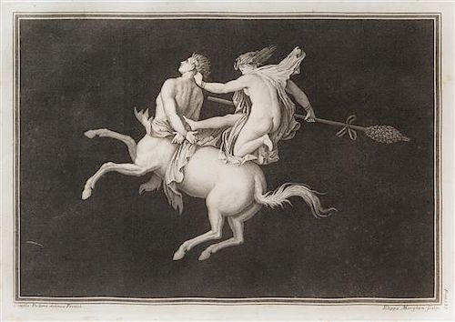 Filippo Morghen, (Italian, 18th Century), Plate 135 from Le Antichita di Ercolano Esposte after a drawing by Camillo Paderni