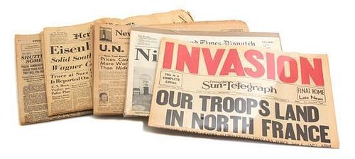 A Collection of Historical Newspaper Headlines