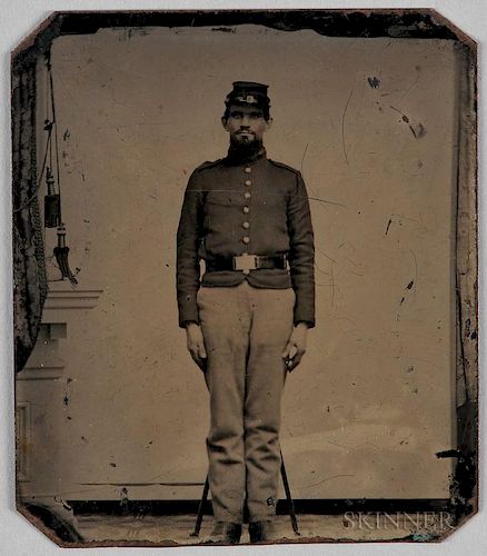 Tintype Depicting a Union Soldier
