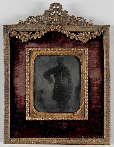 Daguerreotype Depicting a Union Soldier