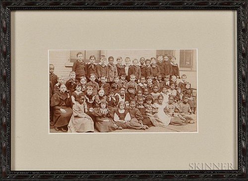 Framed Photograph of Integrated School Children