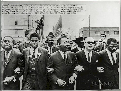 Two Dr. Martin Luther King, Jr., Press Photographs