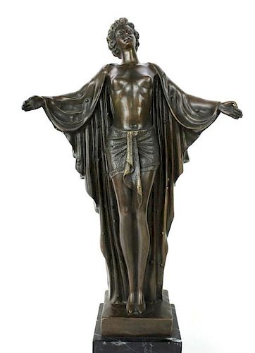 AFTER D.H CHIPARUS(FRENCH, 1886-1947) BRONZE