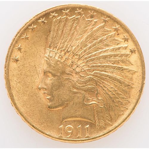 United States Indian Head $10 Gold Coin 1911