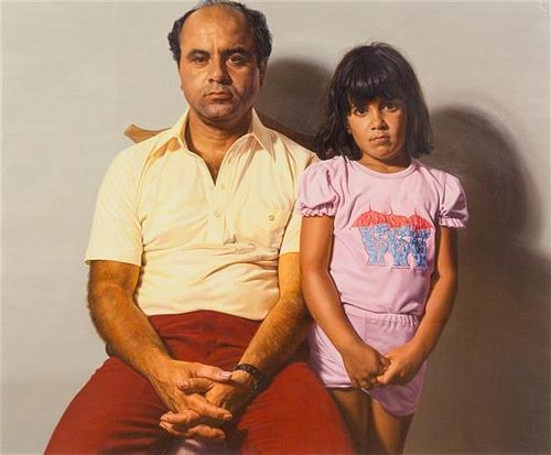 * Bill Vuksanovich, (Yugoslavian, b. 1938), Father and Daughter, 1986