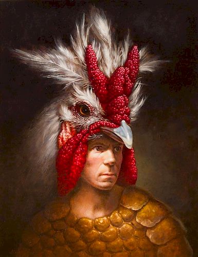 * Steven Kenny, (American, b. 1962), Self Portrait as Rooster Warrior, 2004
