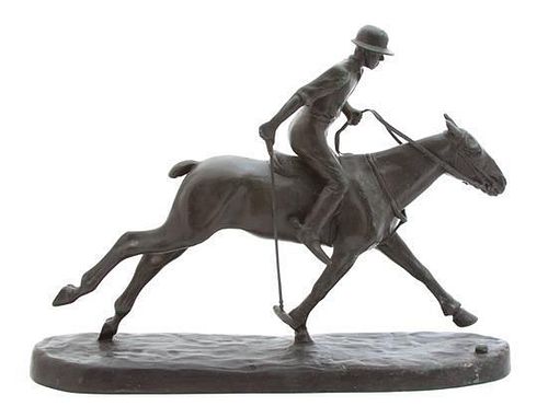 Artist Unknown, (20th Century), Polo Player