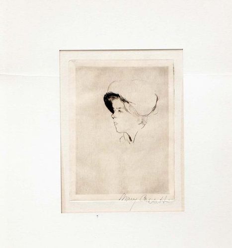 Cassatt,      Mary,   American 1844-1926,"Portrait of Susan" ,B-50