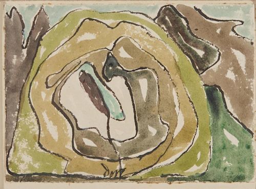ARTHUR GARFIELD DOVE, (American, 1880-1946), Centerport Series #23, 1940, watercolor