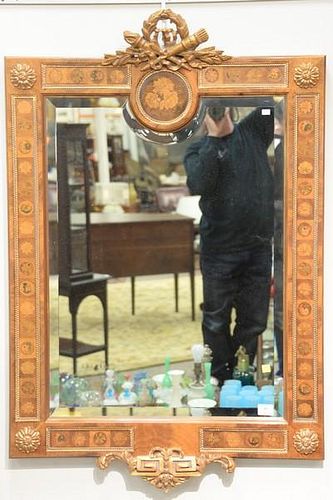 Contemporary inlaid mirror. ht. 47in., wd. 31in.