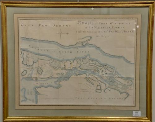 1861 D.T. Valentines Manual by George Hayward, Attacks of Fort Washington by His Majesty's Forces under the Command of Genera