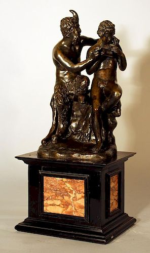 French bronze group
