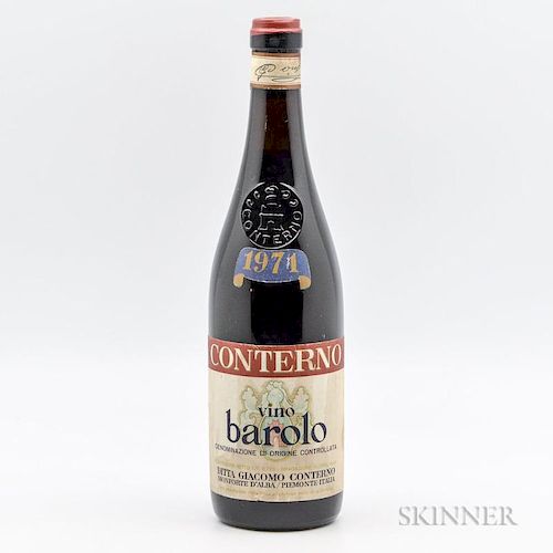 G Conterno Barolo 1971, 1 bottle