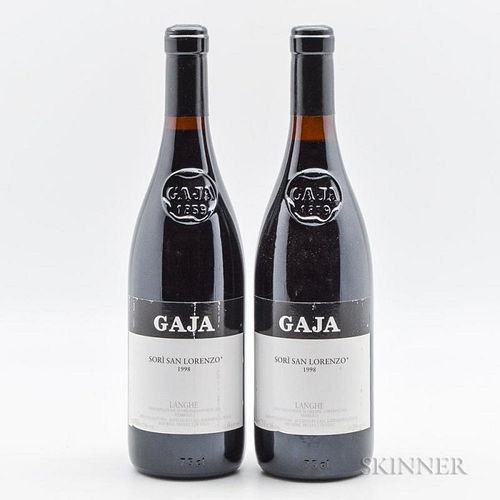 Gaja Sori San Lorenzo 1998, 2 bottles