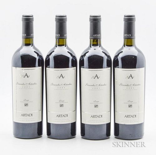 Artadi Grandes Anadas 2001, 4 bottles